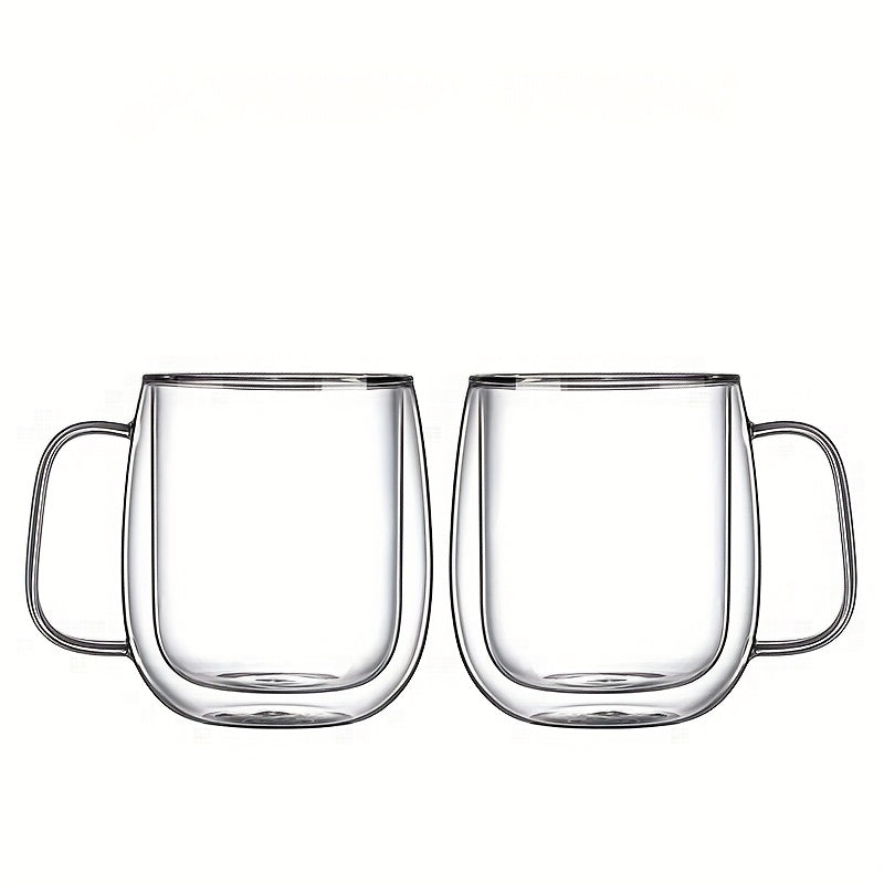 ThermoSip Dobbelveggede Glasskrus – Borosilikatglass, Varmebestandig & Elegant | Luvikno