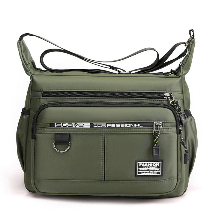 Herre messenger bag med flere lommer | Luvikno