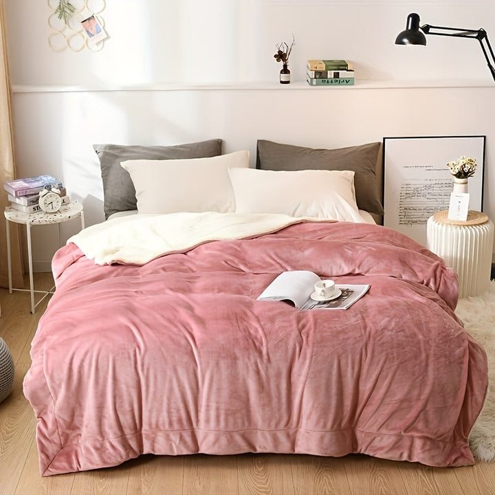 LuxeFlannel – Dobbelt-sidig Sherpa Teppe for Ultimat Komfort Luvikno