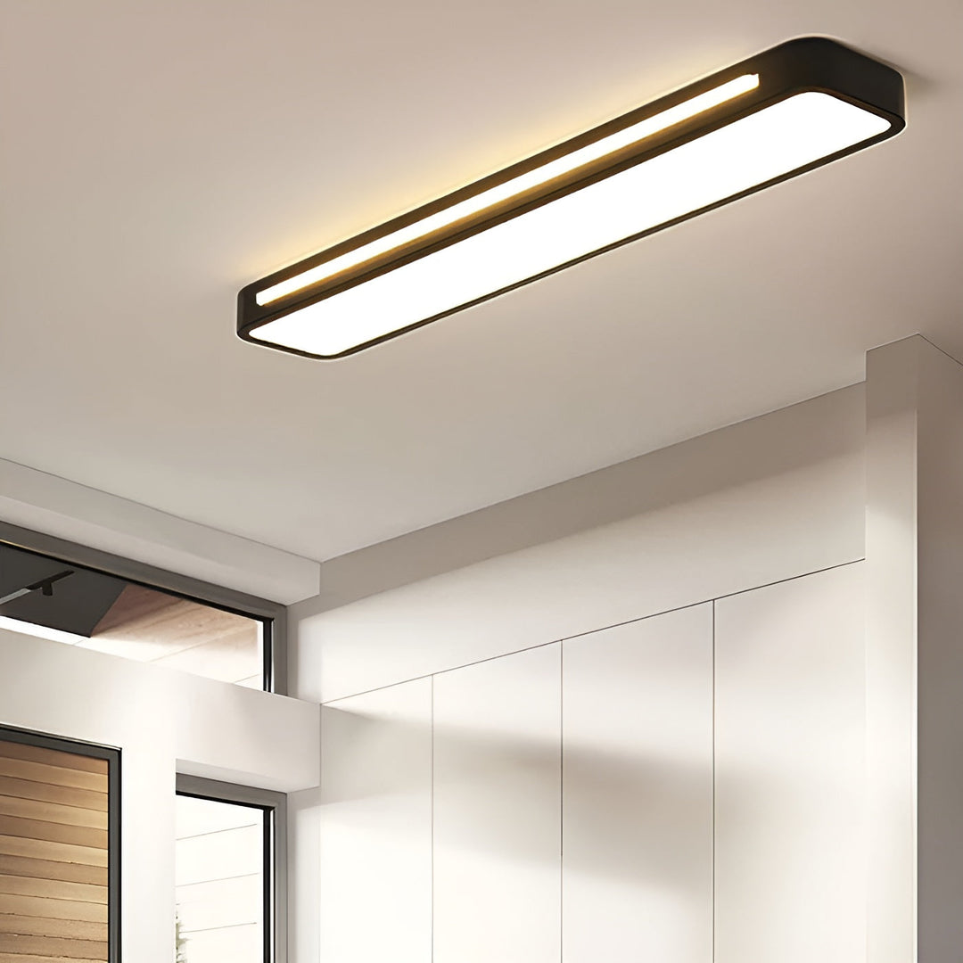 Rektangulær Taklampe – Klare Linjer & Moderne Design | Perfekt for Stue og Spisekrok | Luvikno