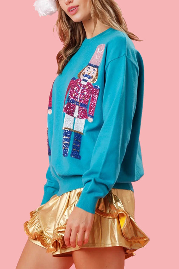 Luvik | Joulunvahti Vaatetuskimalteet Pyöreäkaula Rennon Verryttelypaita