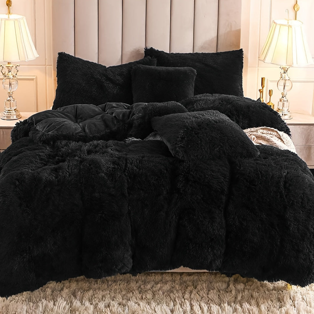 Luvikno | Ultra Soft Plush Duvet Cover Set with Zipper - Luksus & Komfort