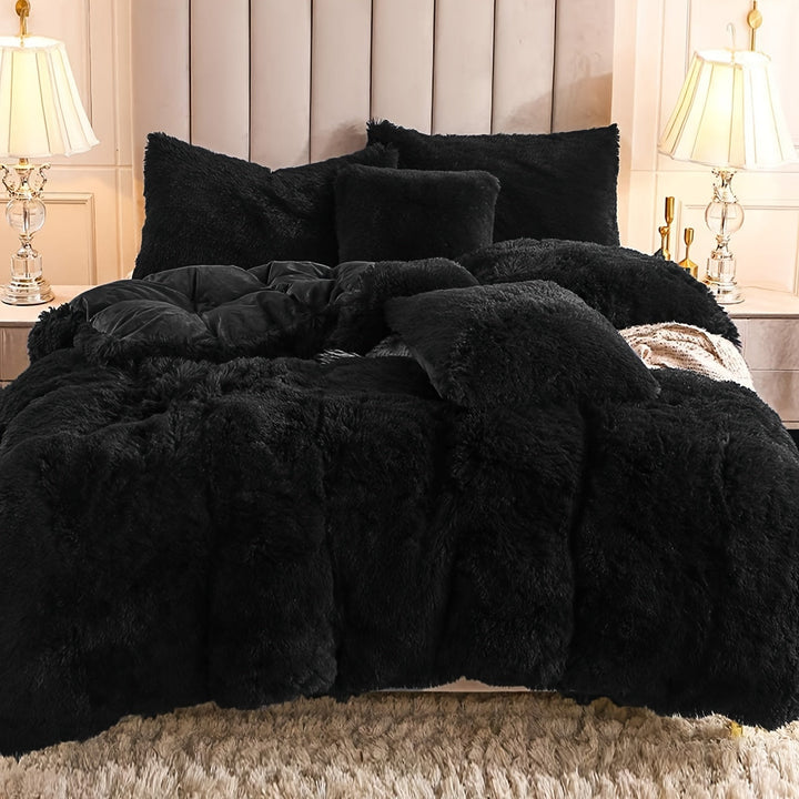 Luvikno | Ultra Soft Plush Duvet Cover Set with Zipper - Luksus & Komfort