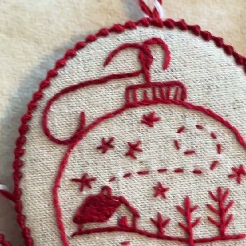 CraftJoy – Vakre håndlagde julekuledekorasjoner med enkle hobbysett Luvikno