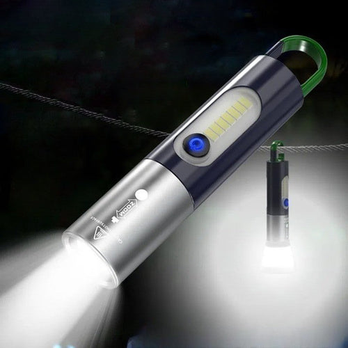 Zoom Ultra-Bright Pocket Led Utendørs Lommelykt | Luvikno