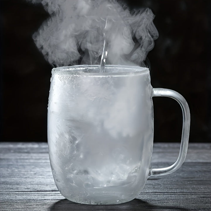 ThermoSip Dobbelveggede Glasskrus – Borosilikatglass, Varmebestandig & Elegant | Luvikno