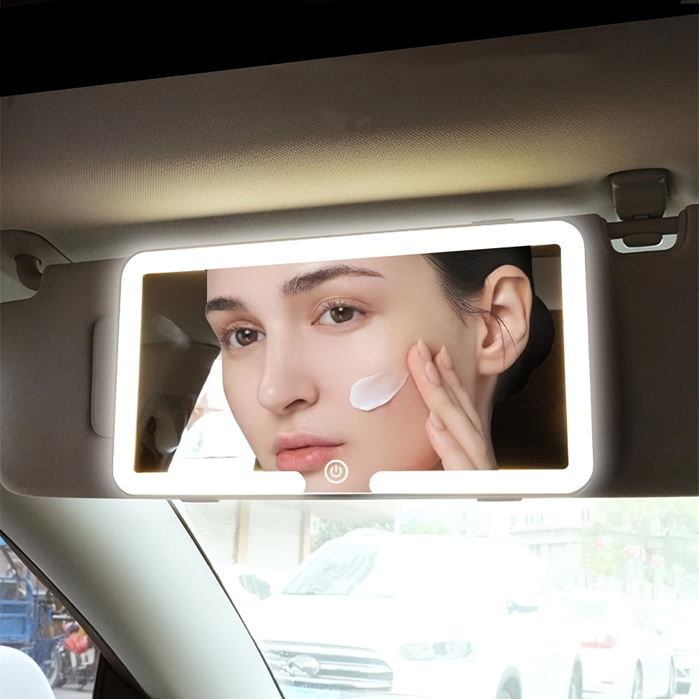 GlowMirror – Dimmbar sminkespeil med USB-lading Luvikno