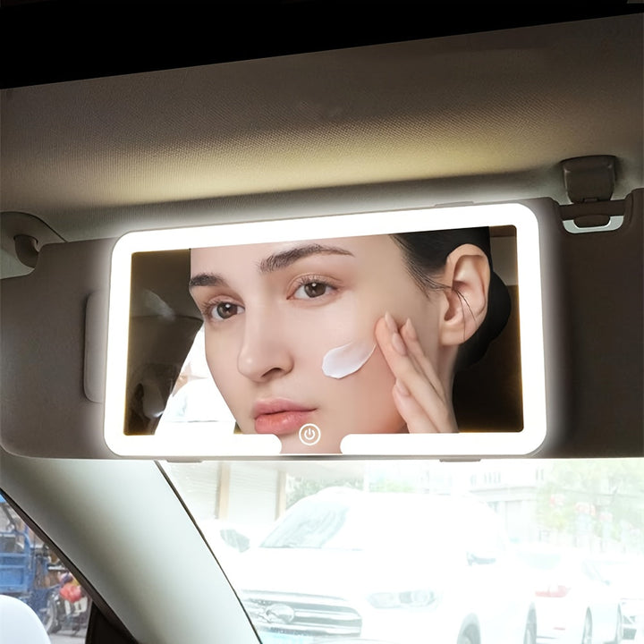 GlowMirror – Dimmbar sminkespeil med USB-lading Luvikno