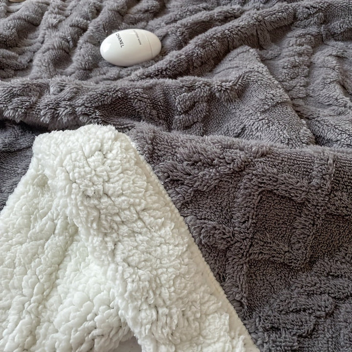 Luvikno | Stilig Vendbar Fleece Teppe for Ultimat Komfort og Varme