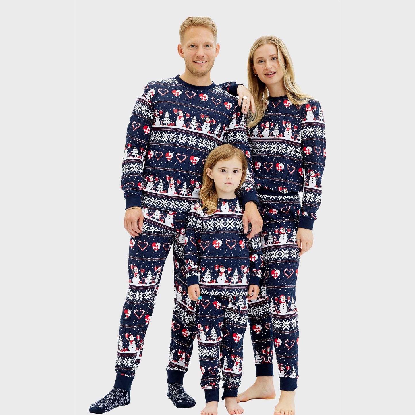 Luvik | Joulusydän joulupyjama Navy - Miesten