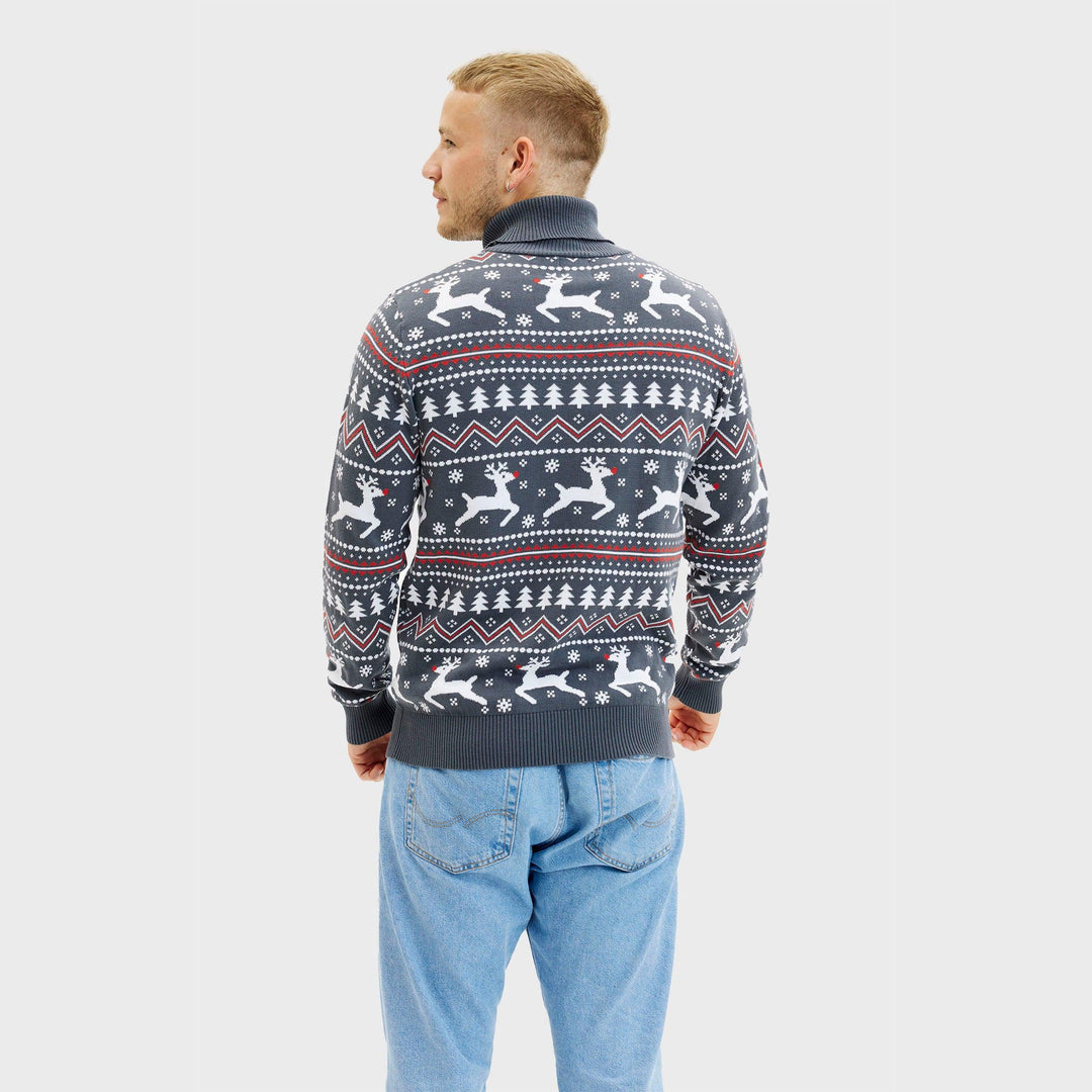 Luvik | Stilig Highneck julegenser - Herrer