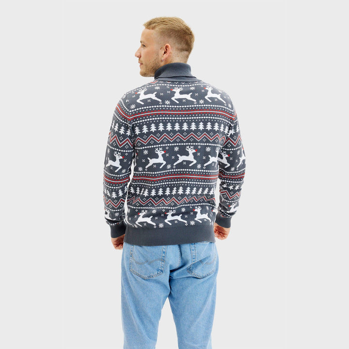 Luvik | Stilig Highneck julegenser - Herrer