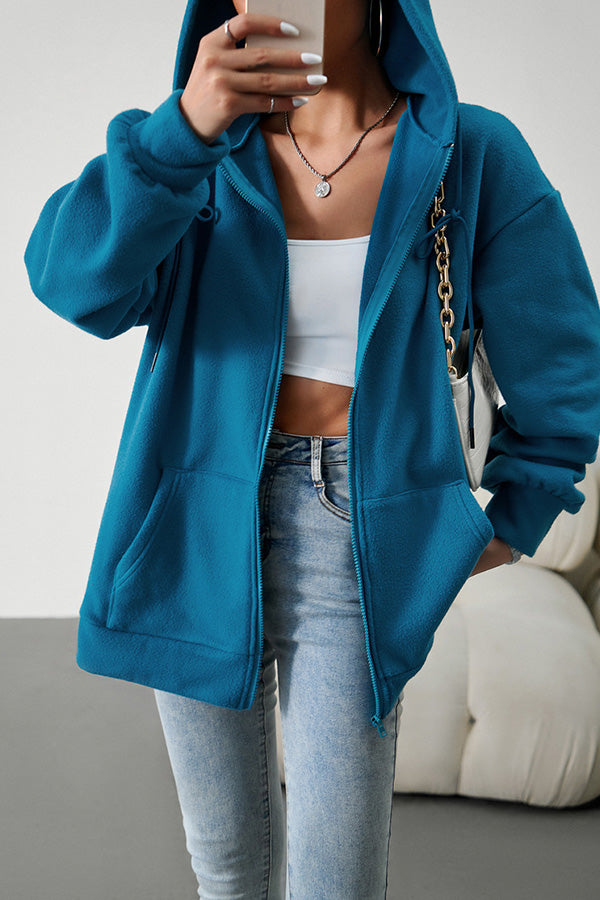 Luvik | Rento neule kardigan hupparilla