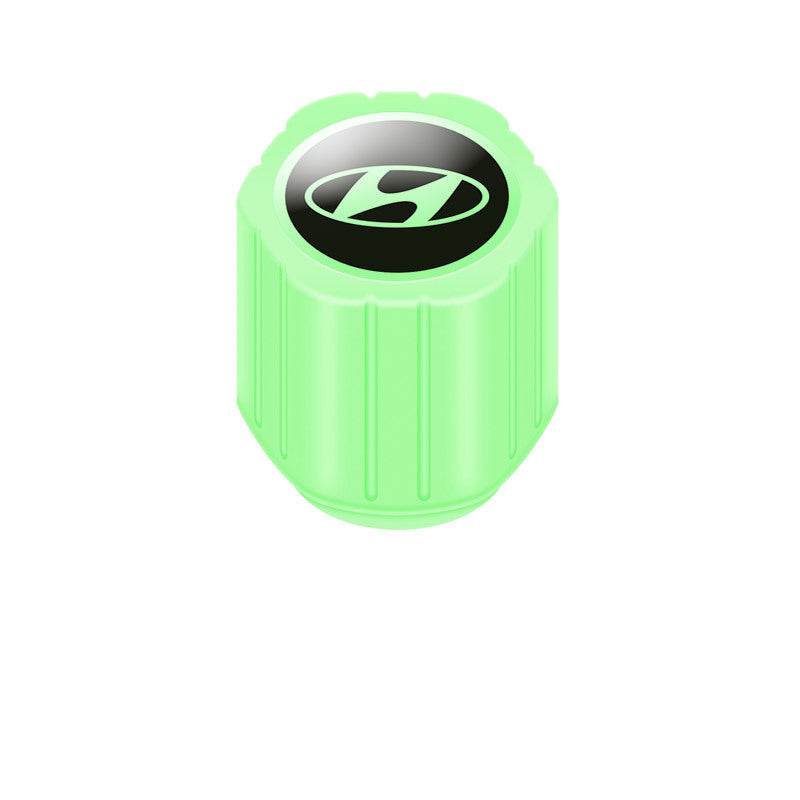 20-Pack Neon Green Glow Dekkventilkapsler – Ingen batteri nødvendig, Universal passform Luvikno