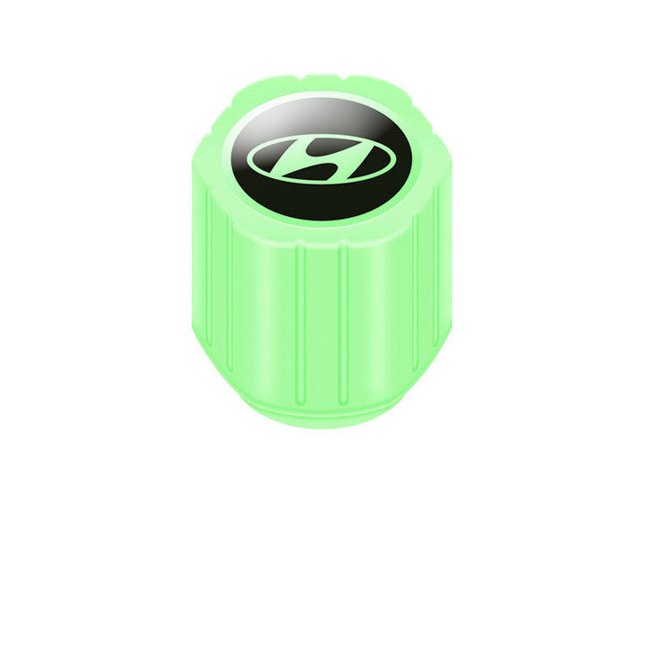 20-Pack Neon Green Glow Dekkventilkapsler – Ingen batteri nødvendig, Universal passform Luvikno