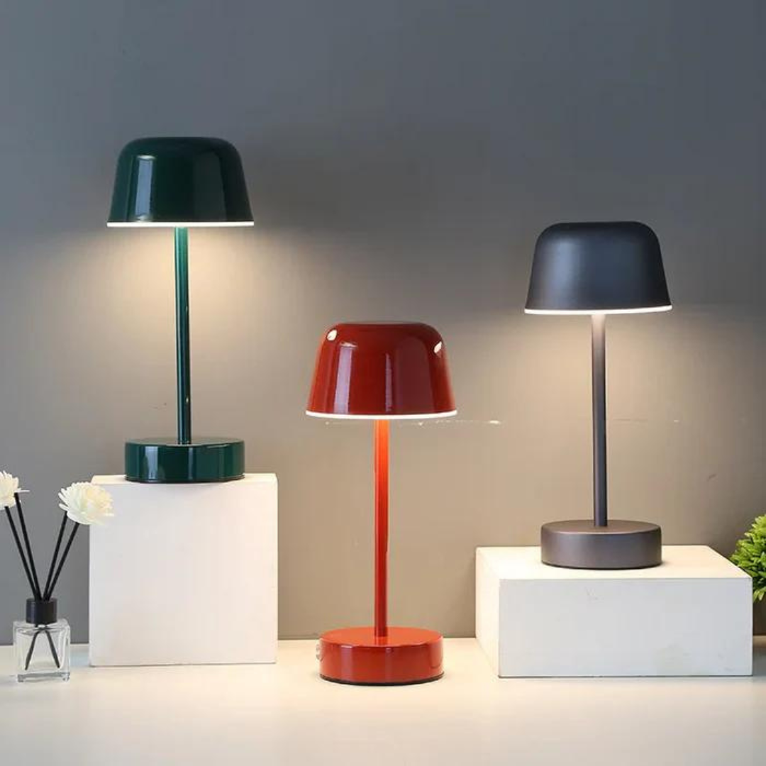 Luvikno | Elegant Justerbar Bordlampe med 3 Lysfarger