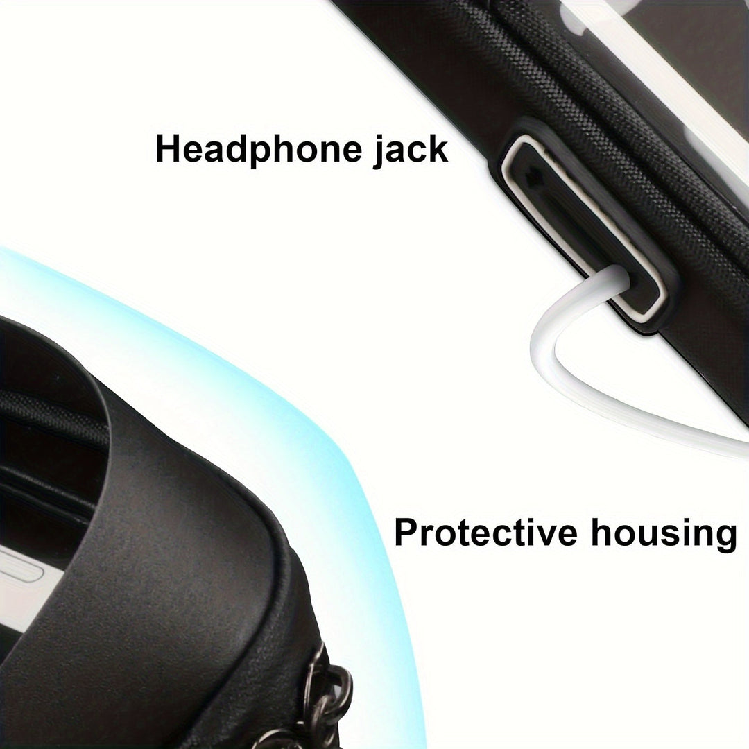 Vanntett mobilholder for sykkel og motorsykkel – 360° roterbar og egnet for 4,5–6,4 tommer | Luvikno