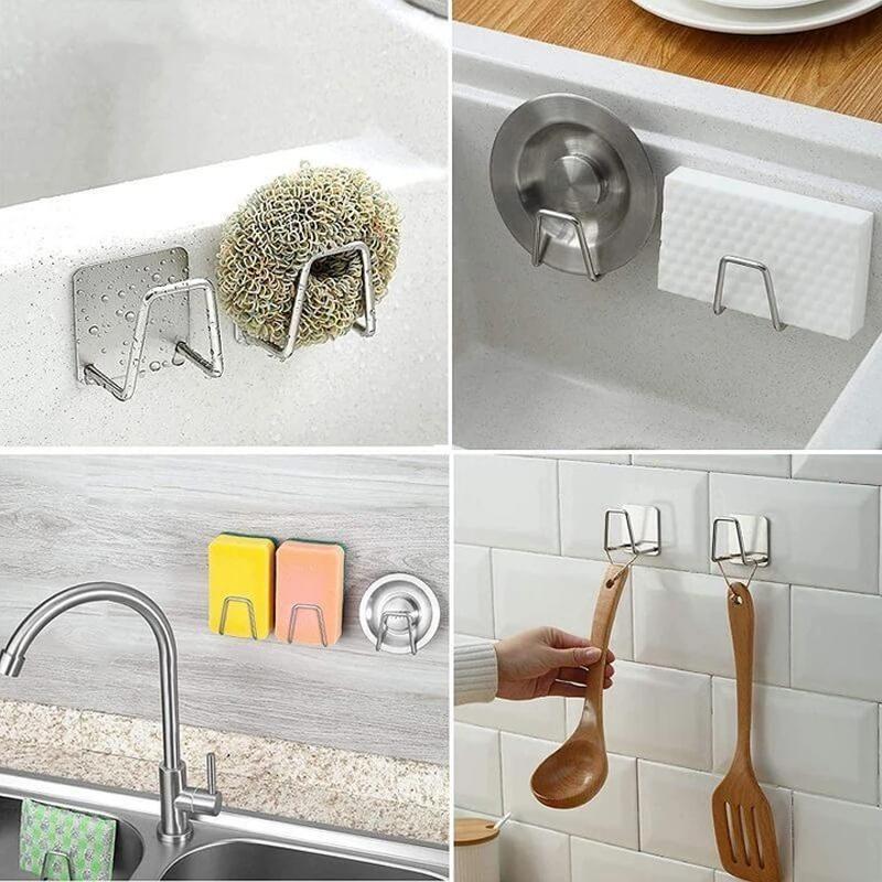 Sponge Holder Sink Caddy for Kitchen Accessories | Luvikno