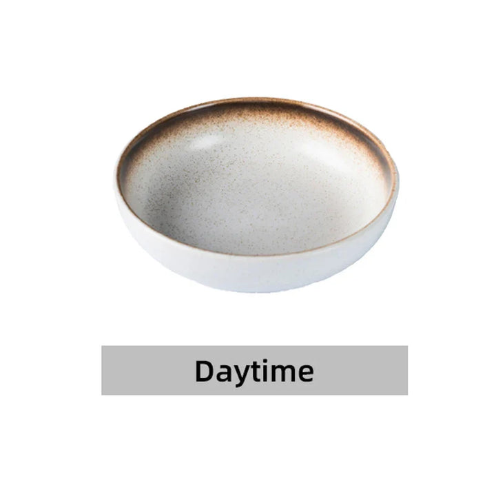 6/8/10" Dyp Grunn Keramisk Middagsfat Porselen Servise Tallerken | Luvikno