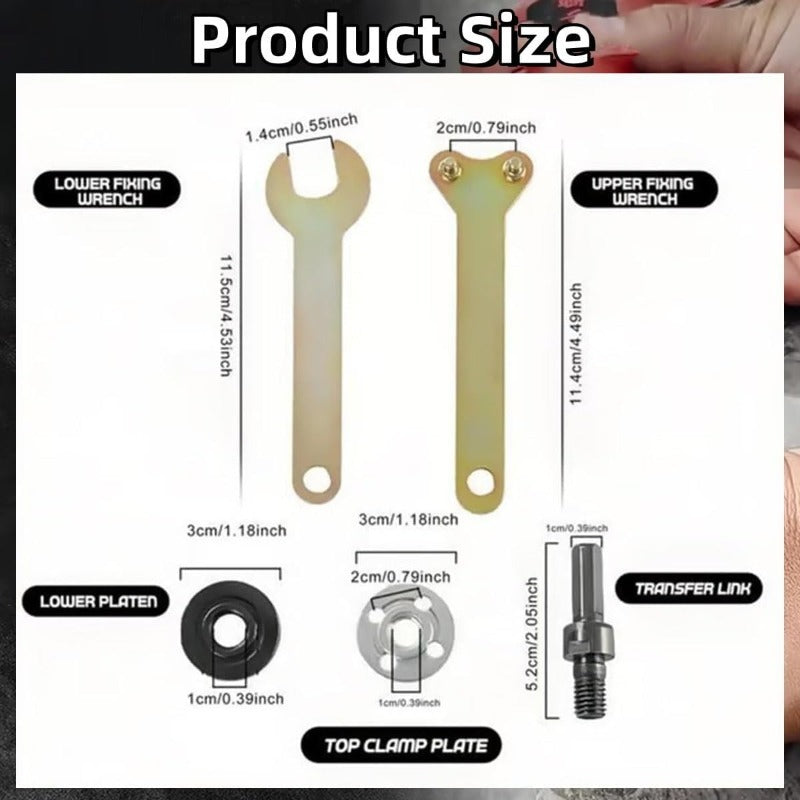 Drill Til Grinder Adapter Kit Luvikno