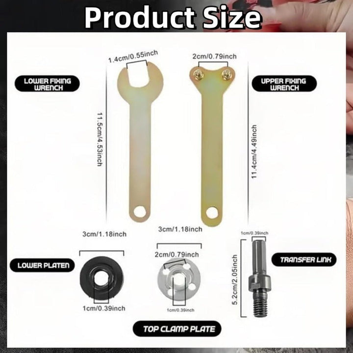 Drill Til Grinder Adapter Kit Luvikno