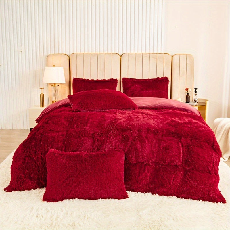 Luvikno | Ultra Soft Plush Duvet Cover Set with Zipper - Luksus & Komfort