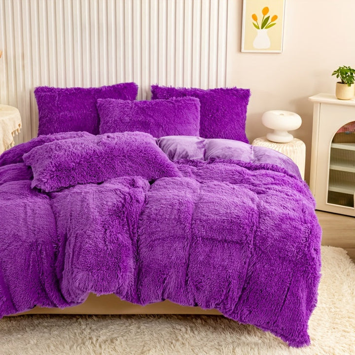 Luvikno | Ultra Soft Plush Duvet Cover Set with Zipper - Luksus & Komfort