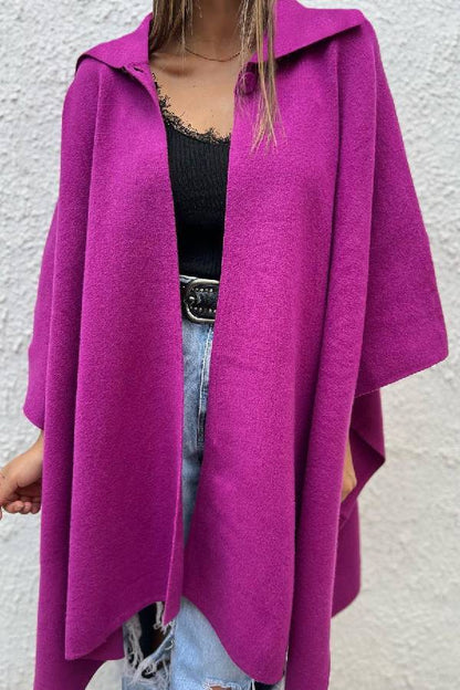 Luvik | Väri rento Cardigan löysä yksinäinen napin tuulitakki