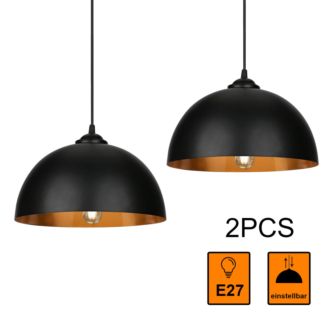 Retro Metall Skjerm 2 Stykker | Luvikno