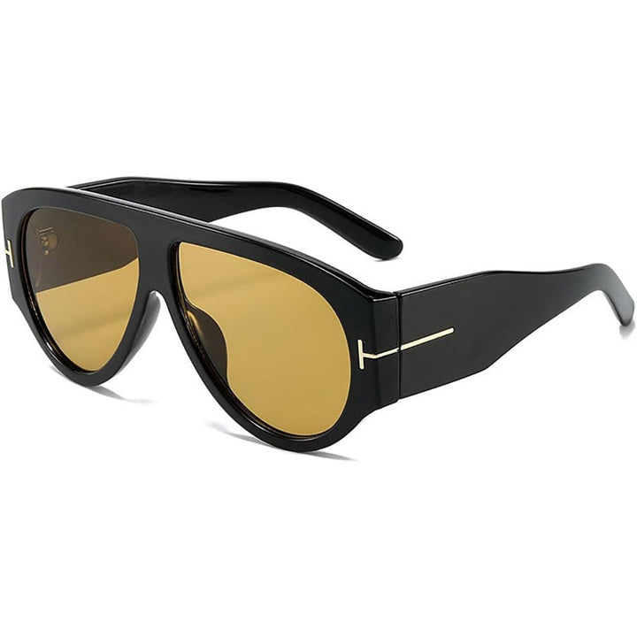 Oversized UV400 Aviator Solbriller Luvikno