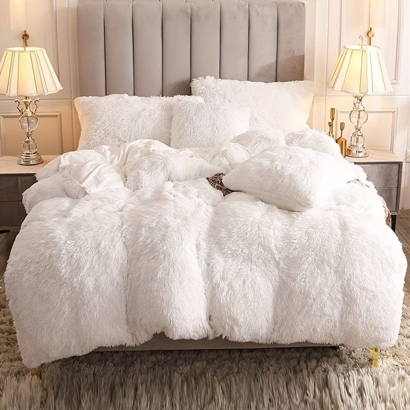 Luvikno | Ultra Soft Plush Duvet Cover Set with Zipper - Luksus & Komfort