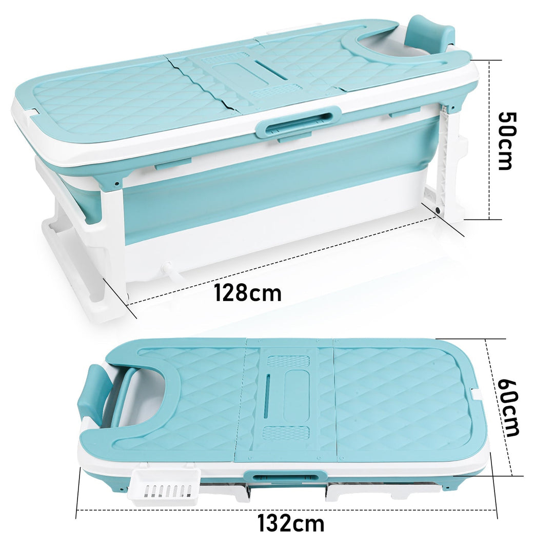 Foldbar badekar med lokk | Luvikno