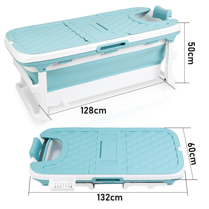 Foldbar badekar med lokk | Luvikno