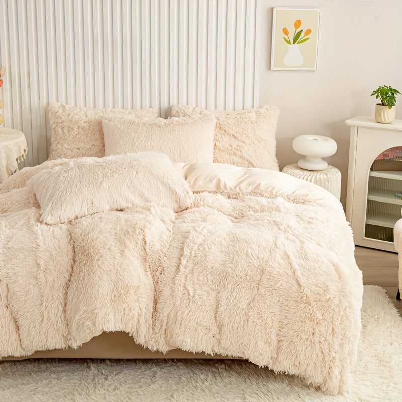 Luvikno | Ultra Soft Plush Duvet Cover Set with Zipper - Luksus & Komfort