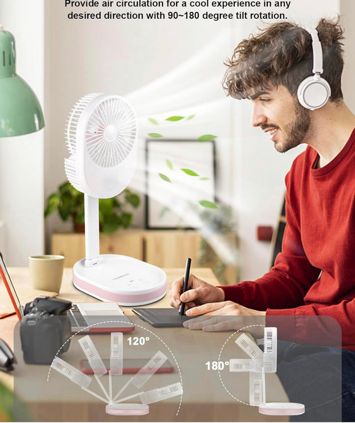 MULTI-FUNCTION FOLDING FAN WITH LIGHT | Luvikno