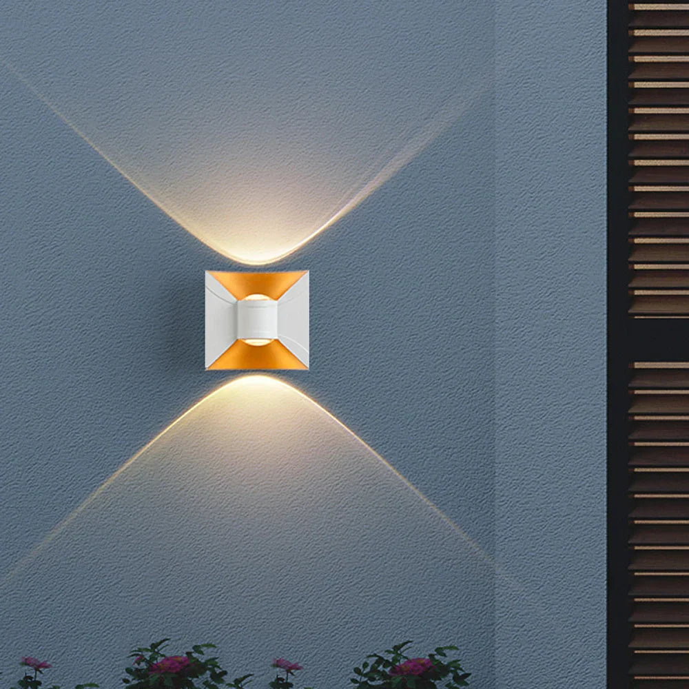 Moderne LED utendørs vegglampe – Vanntett vegglampe for hage og terrasse | Luvikno
