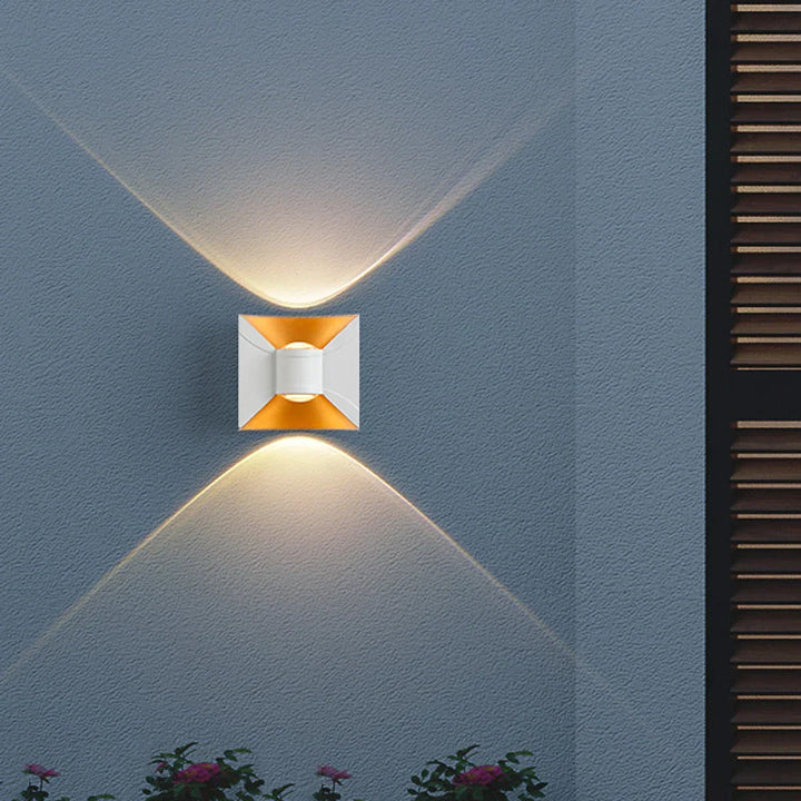 Moderne LED utendørs vegglampe – Vanntett vegglampe for hage og terrasse | Luvikno
