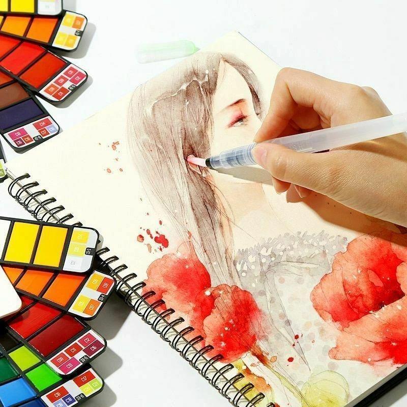 Luvikno | Solid Gouache Pigment Palett
