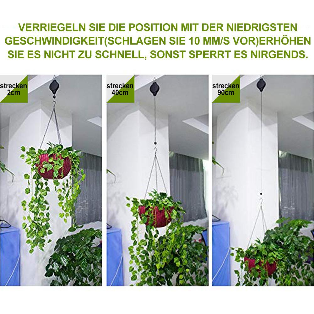 Retractable Hook, Plant Pulley for Garden Pots and Bird Feeder | Luvikno