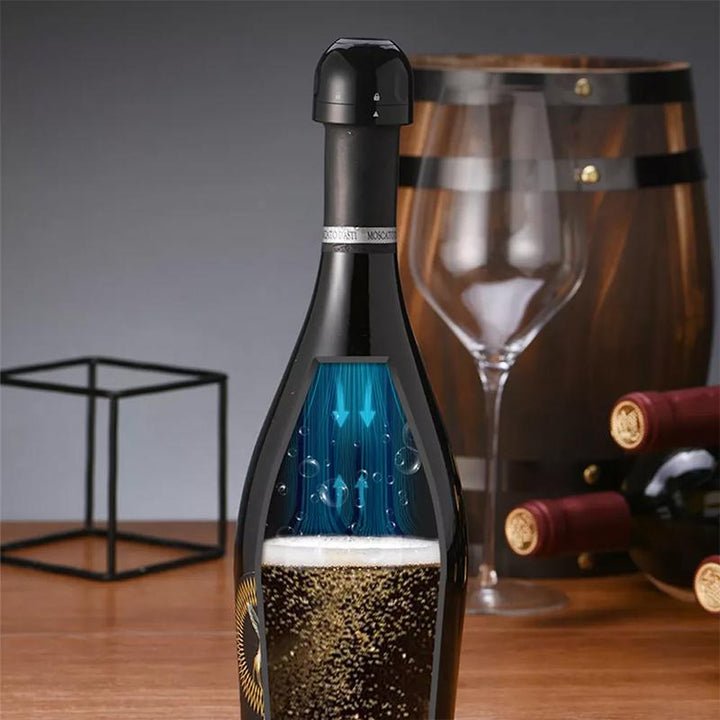 Gjenbrukbar lekkasjesikker silikonforseglet champagnevinsflaskekork | Luvikno
