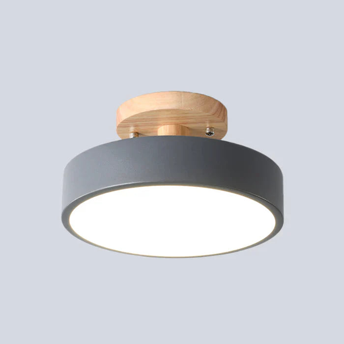 Skandinavisk LED Taklampe - NordWood | Luvikno