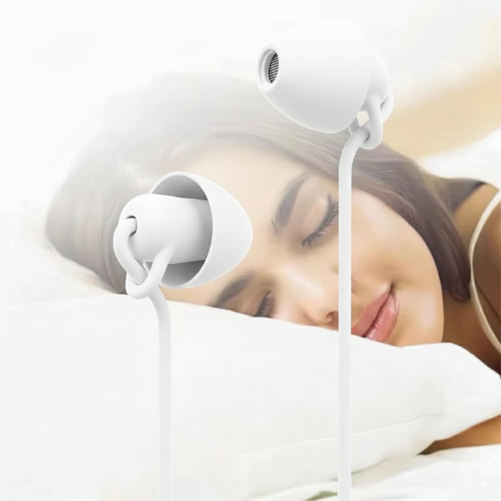 Støydempende – Ergonomisk Silikon – For Sidesovere – Blokkerer Snorking & Trafikk – Komfort Hele Natten Luvikno