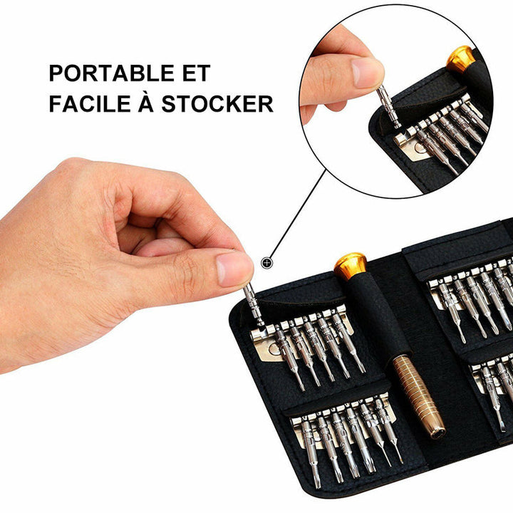 Ciaovie Mini Kit for Precision Screwdriver Repair Tools (25 deler) | luvikno