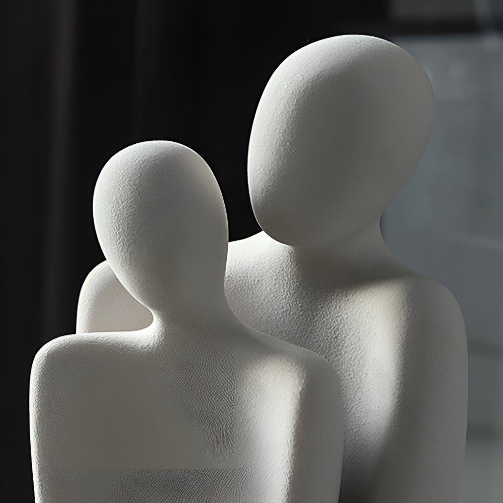 Couple Ceramic Love Figurine | Luvikno