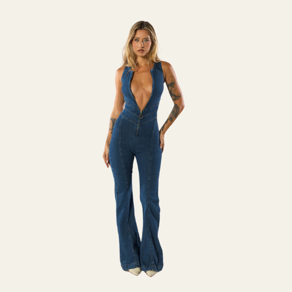 Luvik | Muotoonmuotoilevat Denim Haalarit