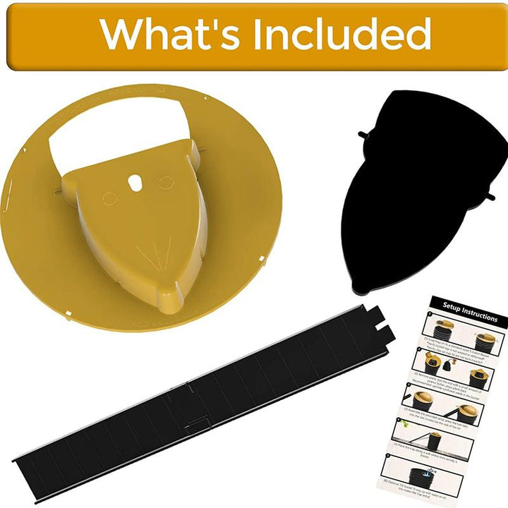 Auto Reset Flip N Slide Bucket Lok/Rottefelle | Luvikno