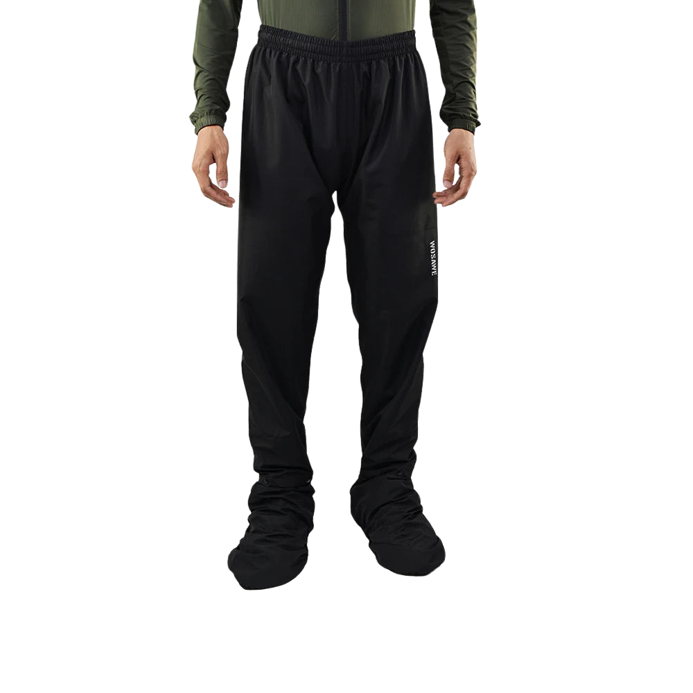 Luvik | Miesten moottoripyörä sadejakku vesitiivis - Heijastava musta/vihreä S-2XL