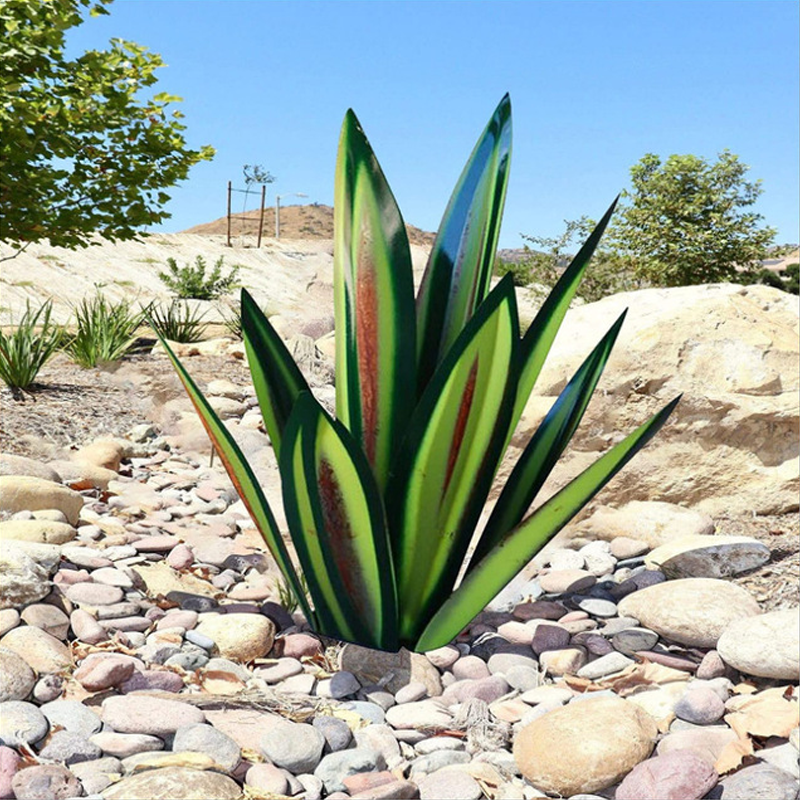 Vanntett Solar Hage Agave Lampe Dekorasjon | Luvikno