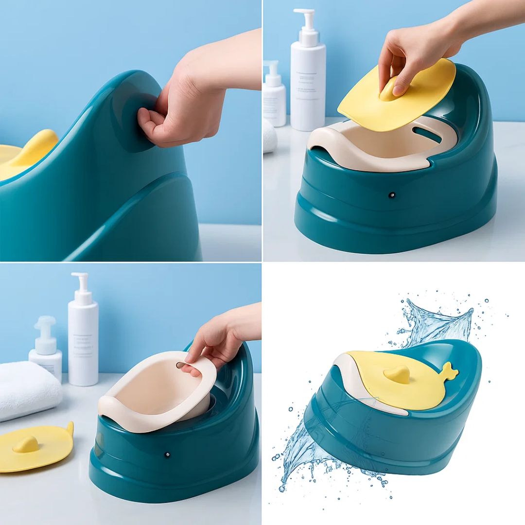 Slip Potty Stol – Barnesikkerhet – Avtagbar Enkel Rengjøring Skål – Ergonomisk Komfort – Stressfri Småbarn Toalettrening Hjelp Luvikno