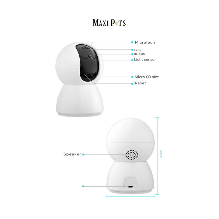 Luvikno | Premiumpets Smart Kamera - Hold Kontakt med Kjæledyret Ditt